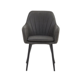 Melissa Eetkamerstoel - Antraciet Microfiber